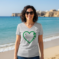 Load image into Gallery viewer, St. Patrick's Day Love + Beach Love - Soft Jersey Tee for Everyday, Beach &amp; Casual Style