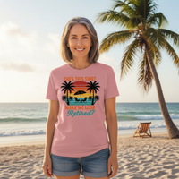 Load image into Gallery viewer, Beach Bound Women's T-shirt – Proudly Served, Now Enjoying Retirement