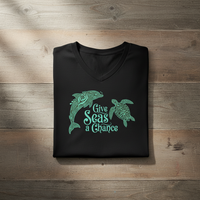 Load image into Gallery viewer, Breezy Comfort for Beach Moms &amp; Ocean Lovers-Shirt Soft Women’s V-Neck Tee –