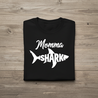 Load image into Gallery viewer, Shark Momma Graphic Tee – Heavyweight Unisex Crewneck T-Shirt