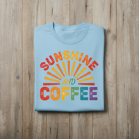 Load image into Gallery viewer, ☀️ Sunshine + Coffee Lover Women’s T-Shirt