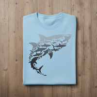 Load image into Gallery viewer, OceanLove Women’s T-Shirt – Shark Design for Sea Enthusiasts