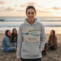 Load image into Gallery viewer, Coastal Mom Classic Hoodie - Where my heart meets the Tide