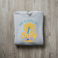 Load image into Gallery viewer, Salty Air &amp; Cozy Care Hoodie — Your Go-To Beach Bonfire Essential