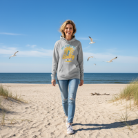 Load image into Gallery viewer, Salty Air &amp; Cozy Care Hoodie — Your Go-To Beach Bonfire Essential