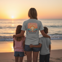 Load image into Gallery viewer, Ocean Lovers Sunset V-Neck Tee – Coastal Dreamer Unisex T-Shirt