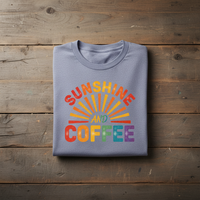 Load image into Gallery viewer, ☀️ Sunshine + Coffee Lover Women’s T-Shirt