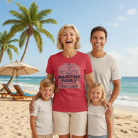 Load image into Gallery viewer, Family Fun Cotton T-Shirt – Perfect Gift for Beach Trips