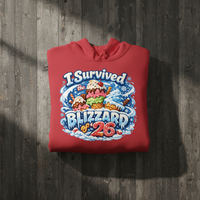 Load image into Gallery viewer, I survived the Blizzard of '26 Hoodie Classic Soft Pullover Hoodie