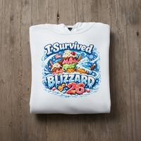 Load image into Gallery viewer, I survived the Blizzard of '26 Hoodie Classic Soft Pullover Hoodie