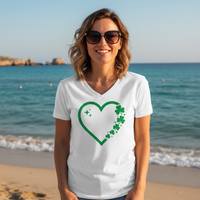 Load image into Gallery viewer, St. Patrick's Day Love + Beach Love - Soft Jersey Tee for Everyday, Beach &amp; Casual Style