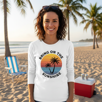 Load image into Gallery viewer, Sun Worshippers Long Sleeve T-Shirt – Soothing Comfort for Beach Lovers