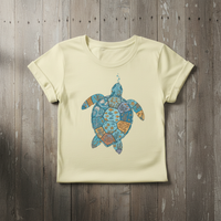 Load image into Gallery viewer, Classic Women’s Cotton Tee – Easygoing Style for Moms by the Shore