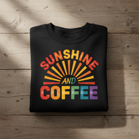 Load image into Gallery viewer, ☀️ Sunshine + Coffee Lover Women’s T-Shirt