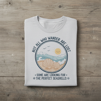 Load image into Gallery viewer, Beach Lover's T-Shirt for Moms – Seashell Hunting Design