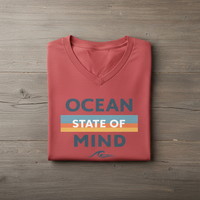 Load image into Gallery viewer, Coastal Dreamer Unisex V-Neck T-Shirt – Perfect Gift for Ocean Lovers