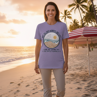 Load image into Gallery viewer, Beach Lover's T-Shirt for Moms – Seashell Hunting Design