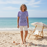 Load image into Gallery viewer, Beach Mom Whale Shirt– Ocean Life Graphic Tee