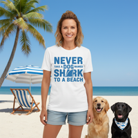 Load image into Gallery viewer, Dog Lover's Ocean-Themed Women's T-Shirt – Fun &amp; Sassy Design